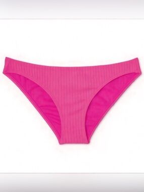 Xhilaration Hot Pink Ribbed Bikini Bottom Juniors Medium Cheeky